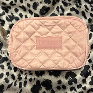 🆑FINAL PRICE‼️ Pink Victoria’s Secret Fanny pack in light pink & logo strap